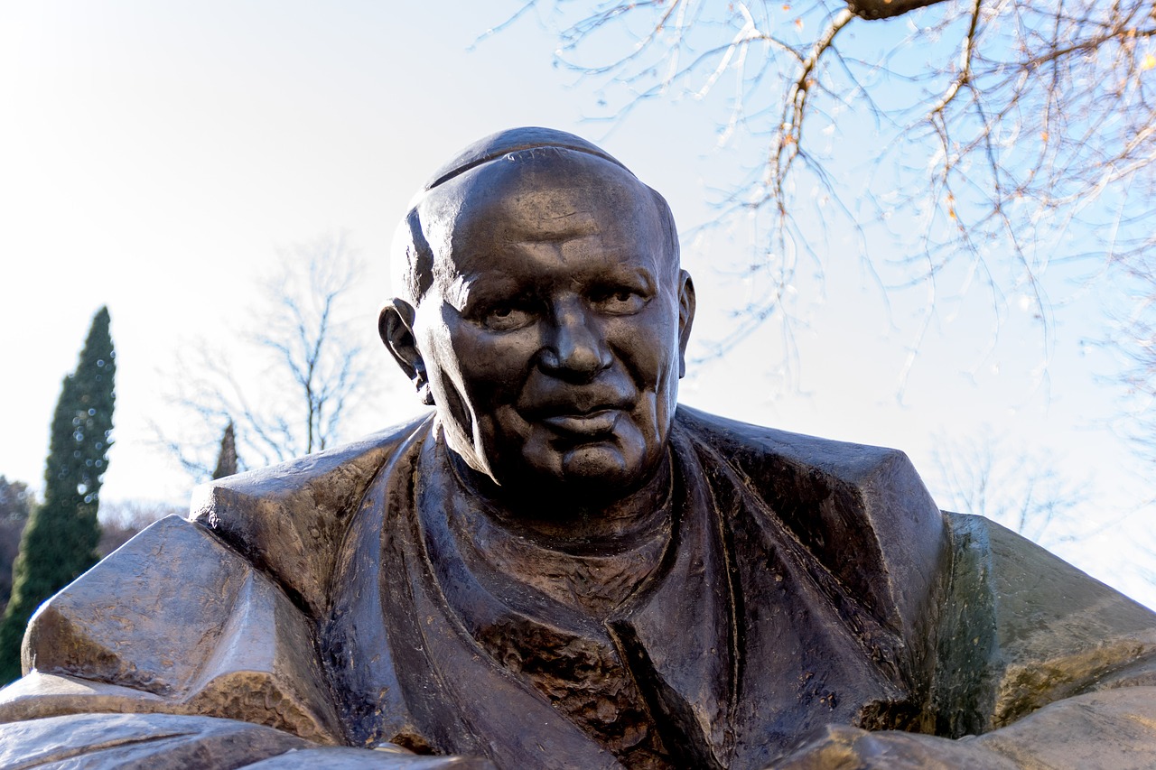 John Paul II statue in Croatia
